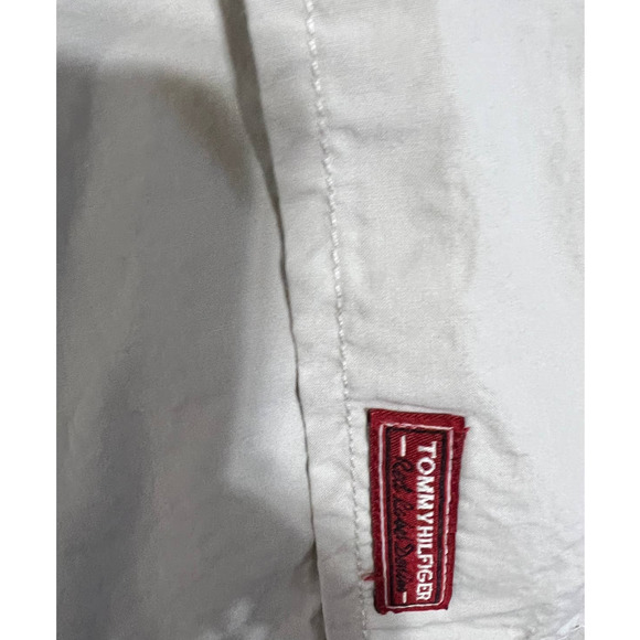 Hilfiger Red Label Light Tan Short Sleeved Button Down, Size XXL - Picture 5 of 5